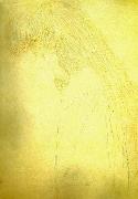 ung flicka med nedbojt huvud Gustav Klimt